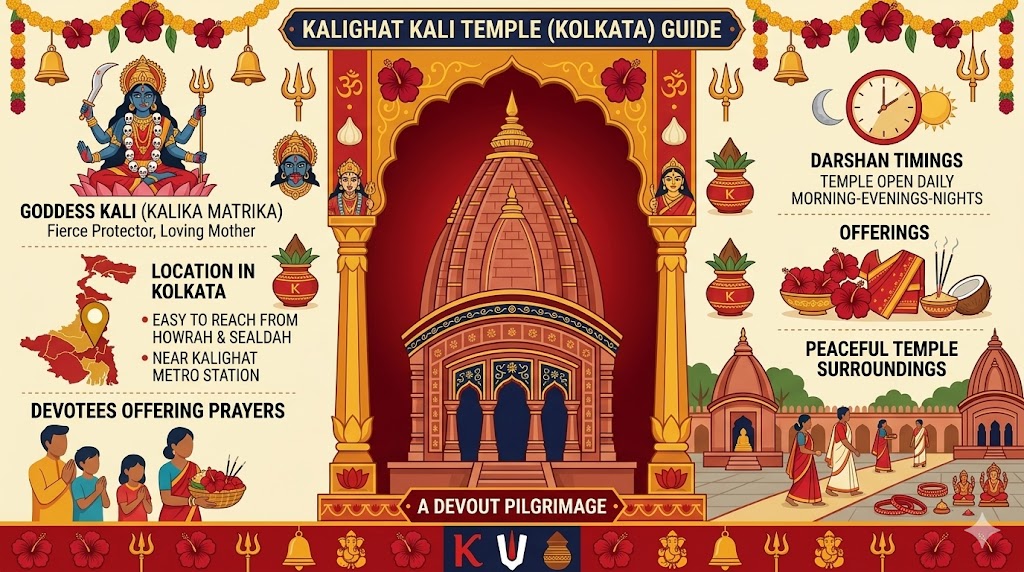 Kalighat Temple darshan timings and travel guide Kolkata