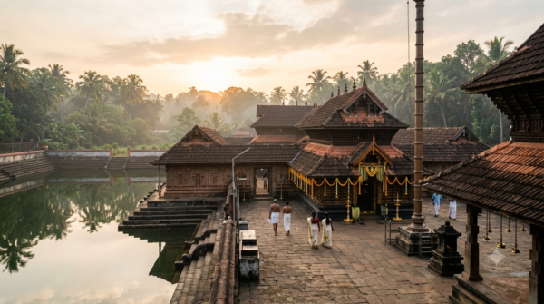 Tali Shiva Temple Darshan at dawn, Kozhikode, Kerala