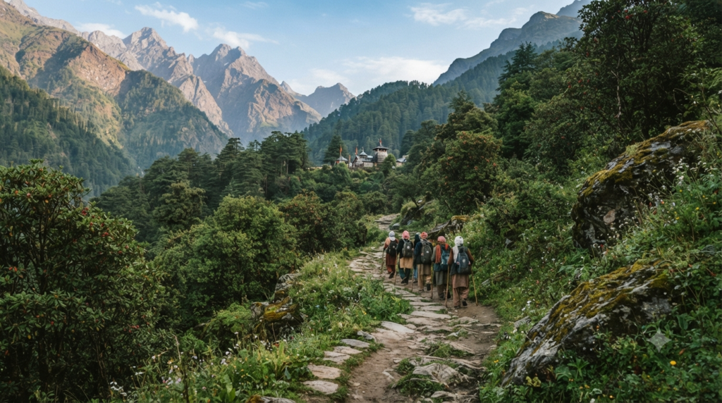 Bhavishya Badri Darshan Timings and Himalayan trek route near Joshimath