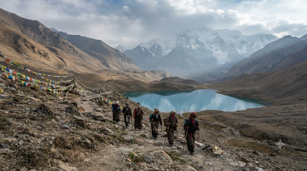 Kailash Manasarovar Darshan pilgrimage through the Himalayan landscape