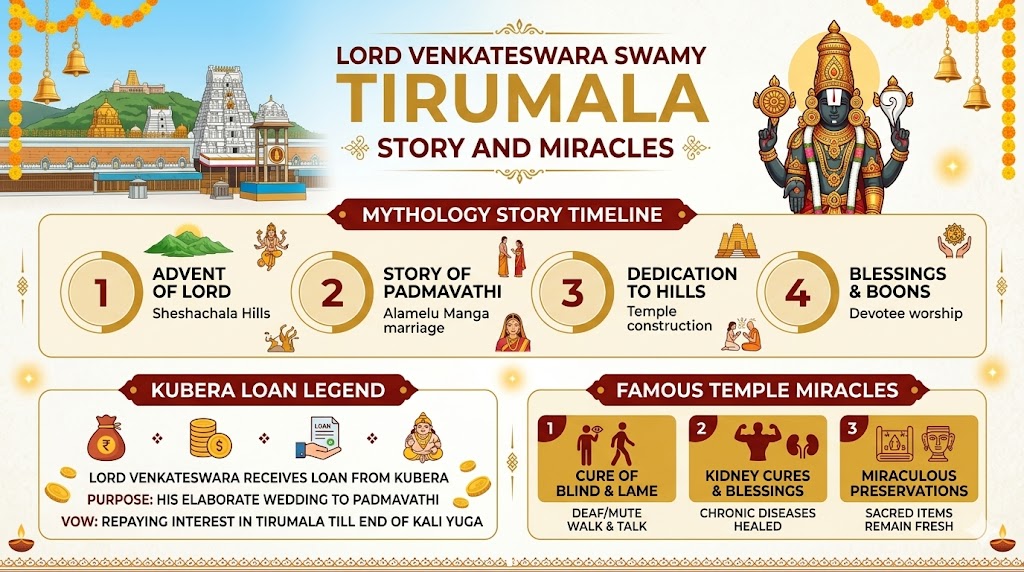 Lord Venkateswara Swamy Tirumala story and miracles guide
