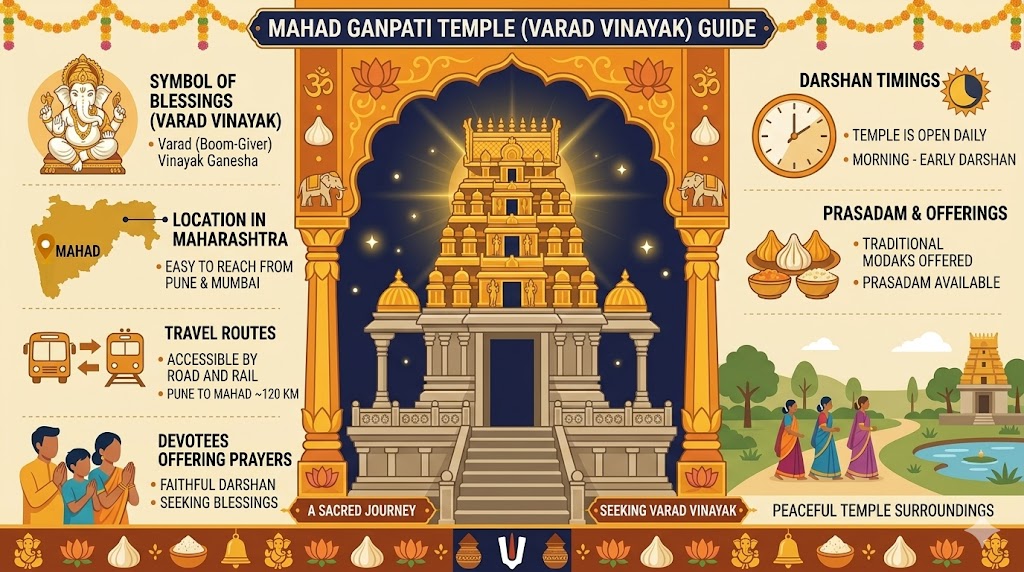 Mahad Ganpati Temple darshan timings and travel guide