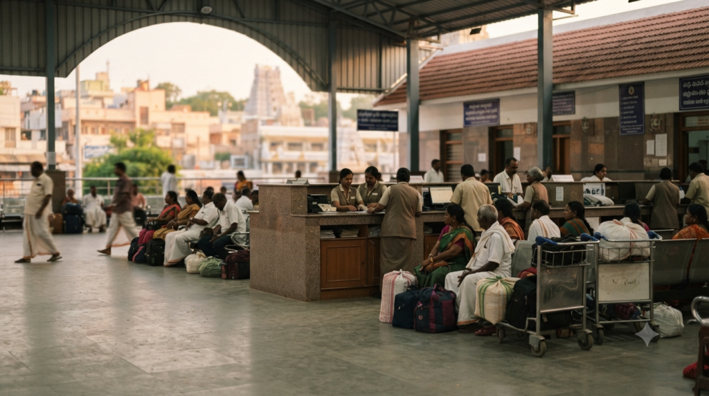 Srinivasam Complex room booking at TTD pilgrim accommodation in Tirupati