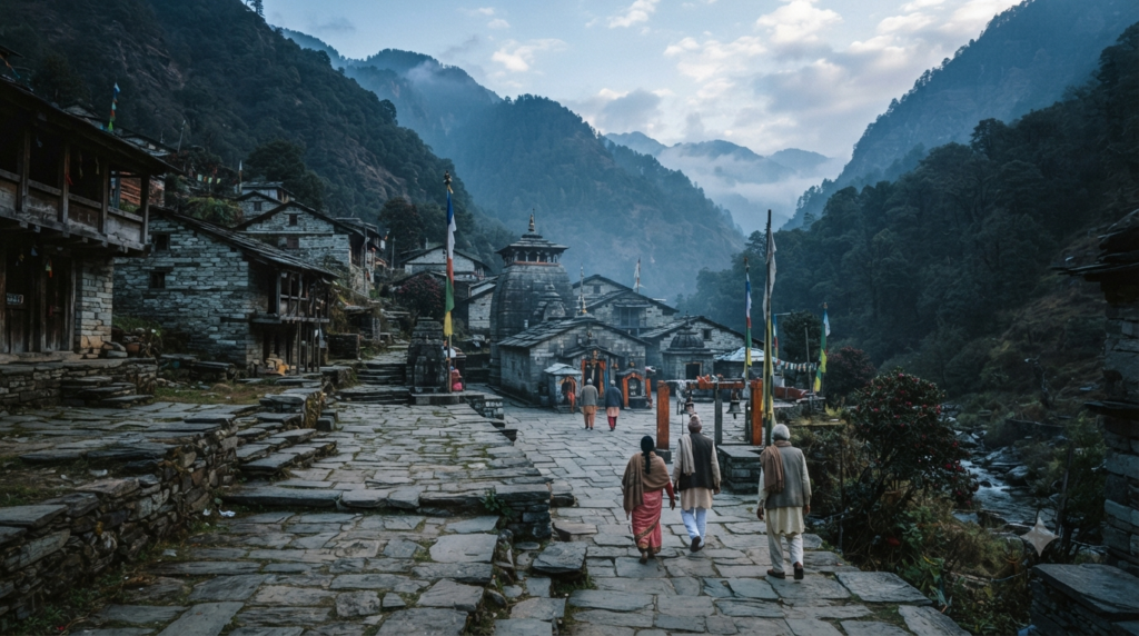 Yogadhyan Badri Darshan Timings guide for Pandukeshwar temple visit