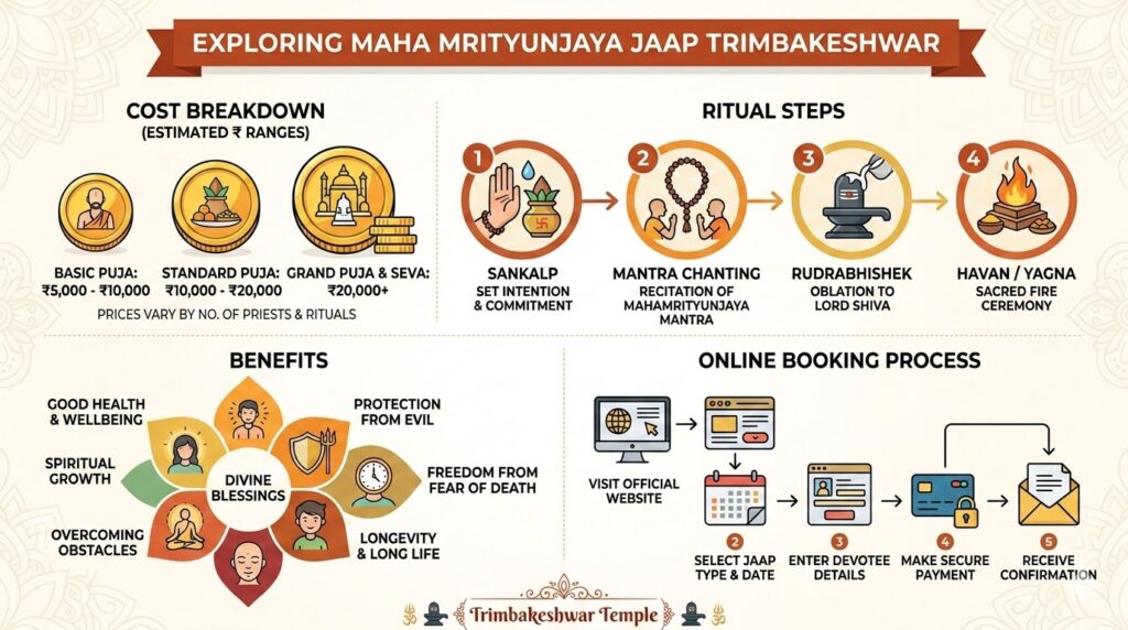 Maha Mrityunjaya Jaap Trimbakeshwar cost ritual steps booking guide