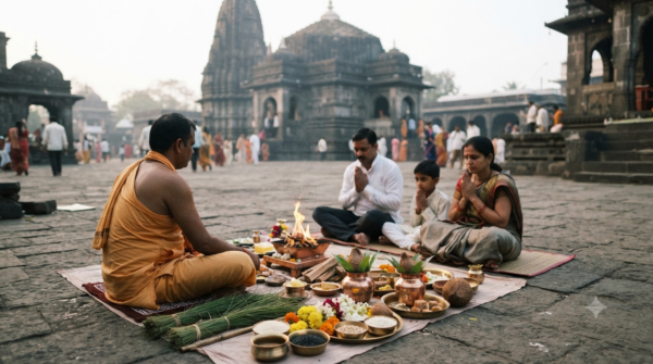 Pitra Dosh Puja Cost guide for ancestral rites at Trimbakeshwar