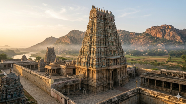 Srikalahasti Ashlesha Bali Pooja venue — Sri Kalahasteeswara temple gopuram in Andhra Pradesh