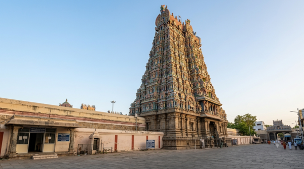Meenakshi temple contact number guide — Madurai gopuram and temple office entrance