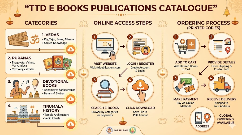 TTD e books publications catalogue online guide