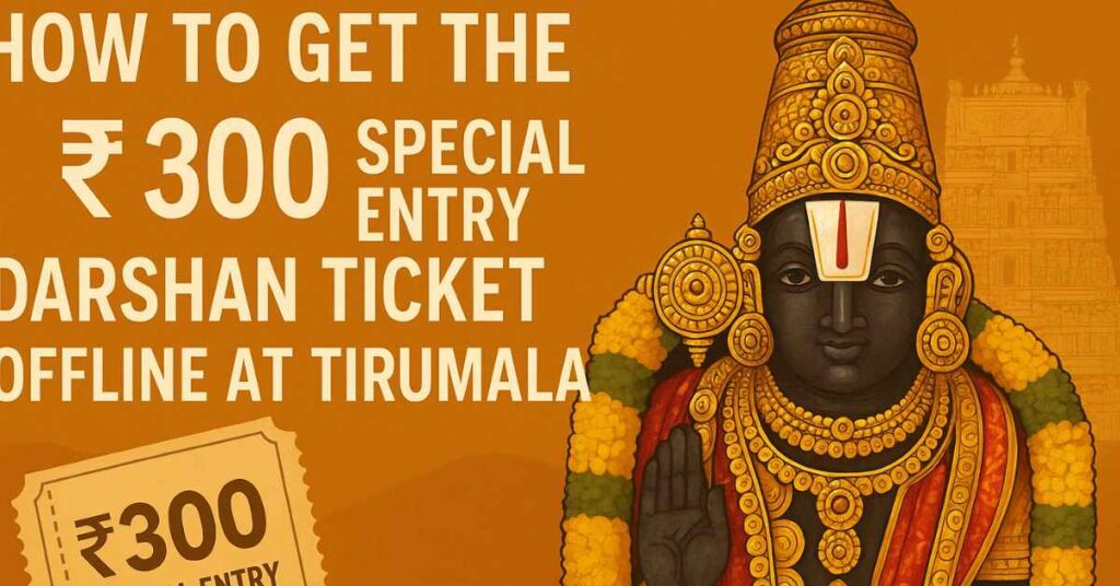 How to Get ₹300 Special Entry Darshan Ticket at Tirumala