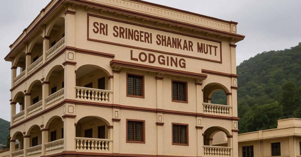 Accommodation building of Sri Sringeri Shankar Mutt in Tirumala