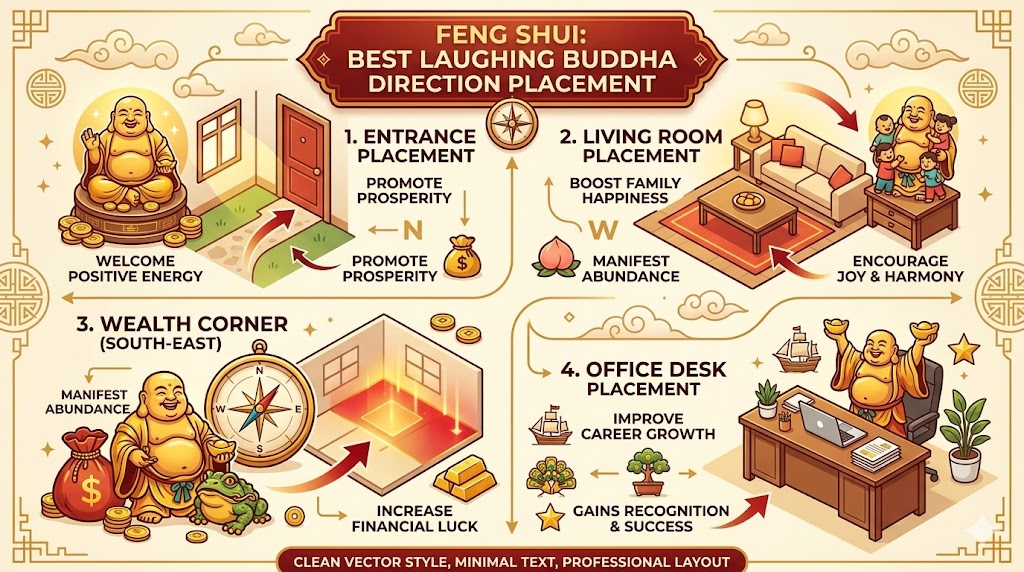 best laughing buddha direction placement guide