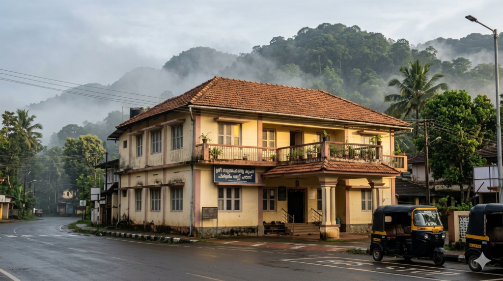 Abhaya Guest House booking area near Kukke Subramanya Temple in Karnataka