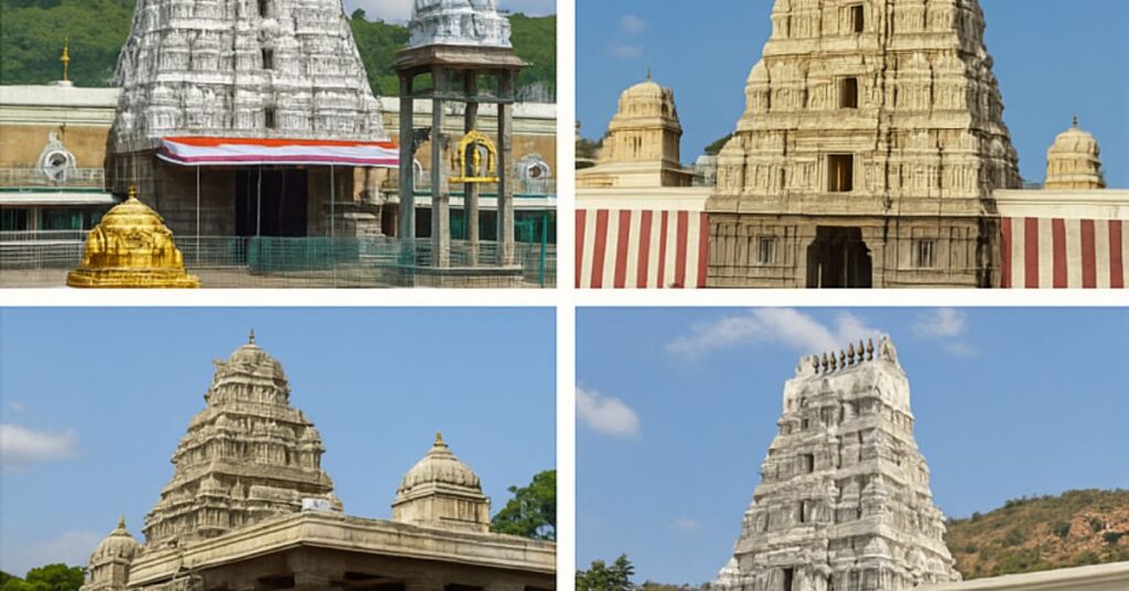 Tirupati temples circuit Sacred temples around Tirupati — Venkateswara, Govindaraja, Kalyana Venkateswara, Srikalahasti