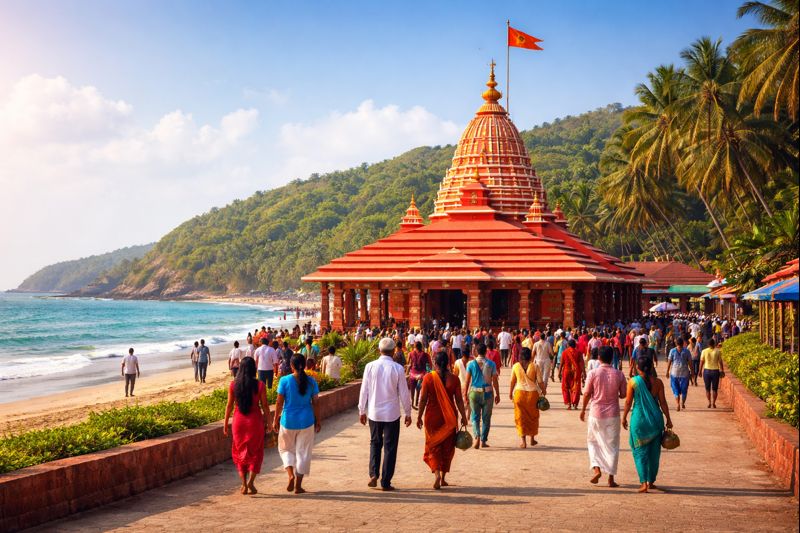 Ganpatipule Temple Donation Online travel and temple scene