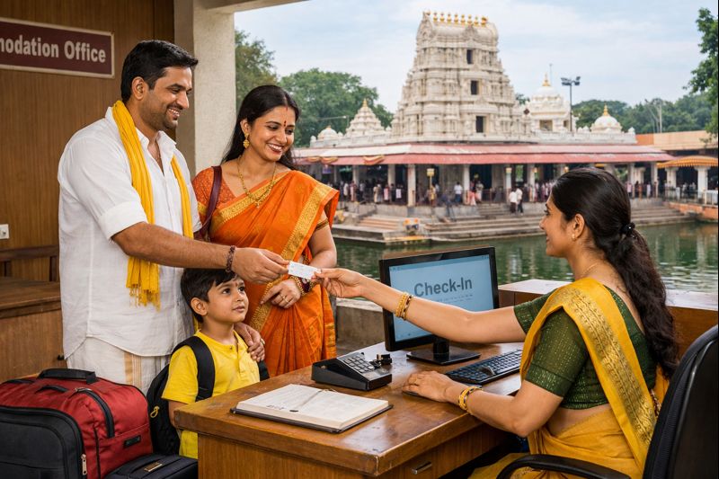 Kanipakam Temple Accommodation Online booking and room stay near the sacred temple