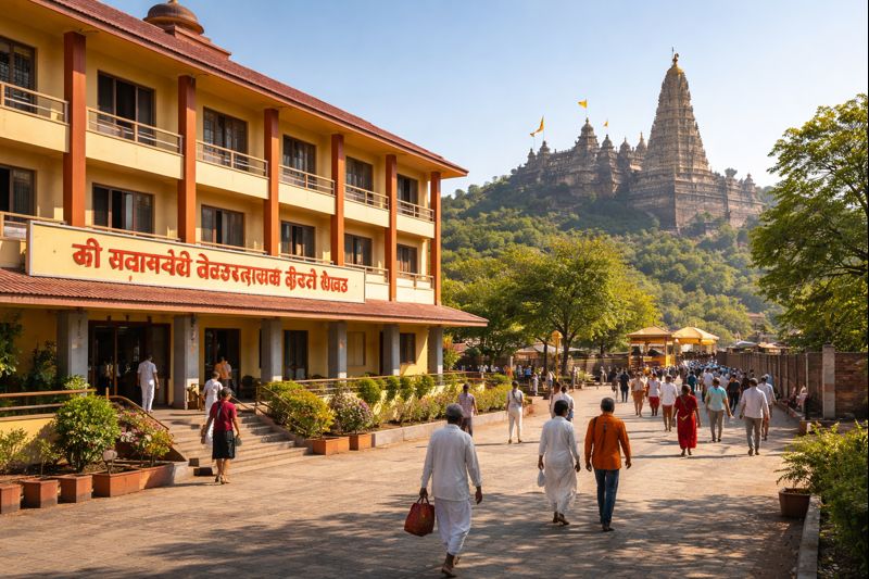 Jejuri Temple Bhakta Niwas accommodation near Khandoba Temple