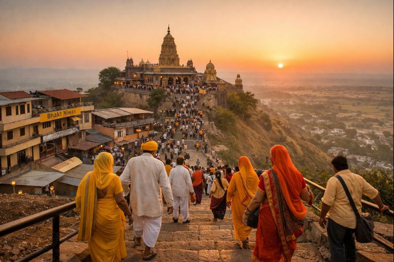 Khandoba Jejuri Room Booking travel scene near temple