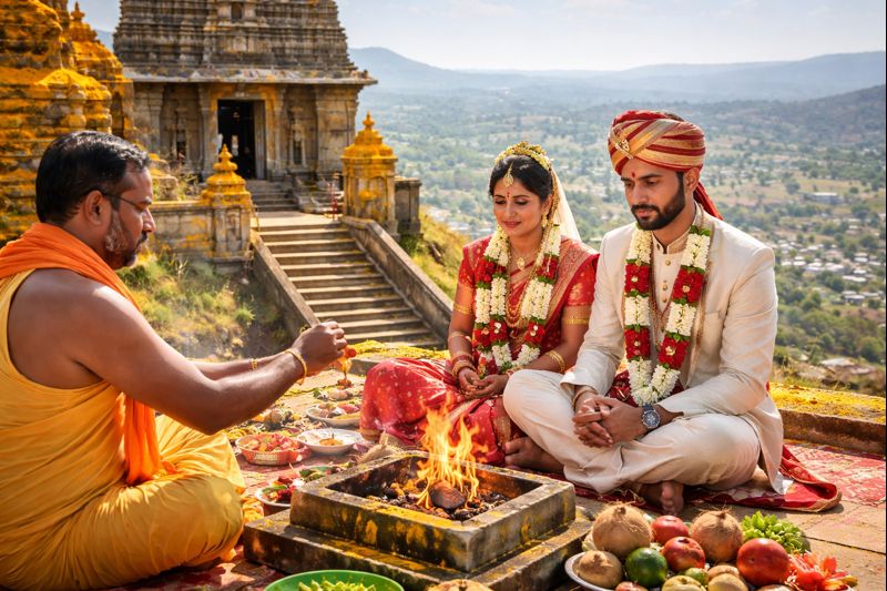 Khandoba Temple Marriage Procedure at Jejuri Temple