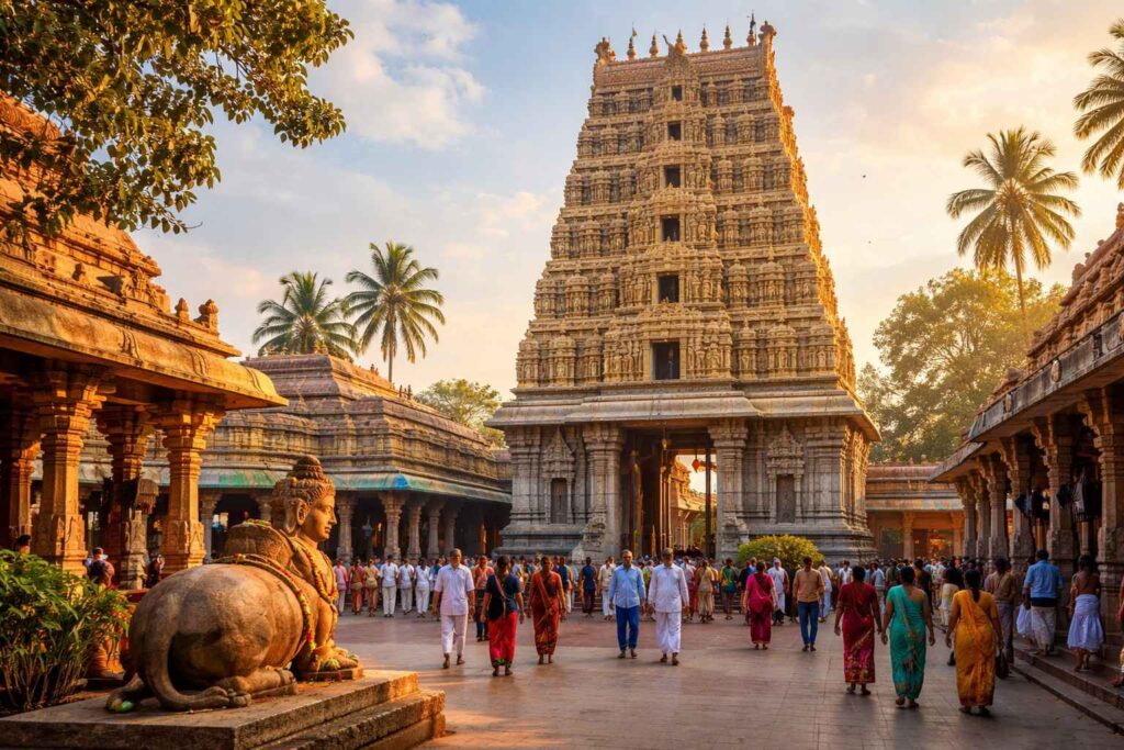 Ksheera Ramalingeswara Swamy Temple Palakollu ancient temple view