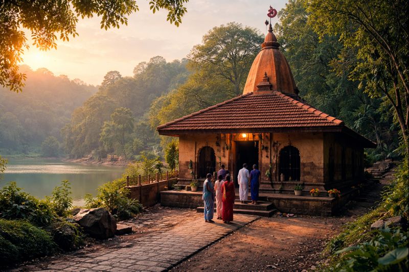 Pisharnath Mahadev Mandir Daily timings and temple entrance description