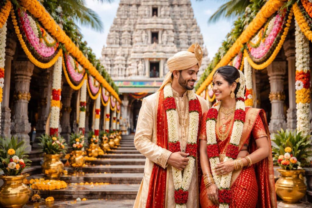 Procedure Marriage Temple Srikalahasti ceremony wedding setup