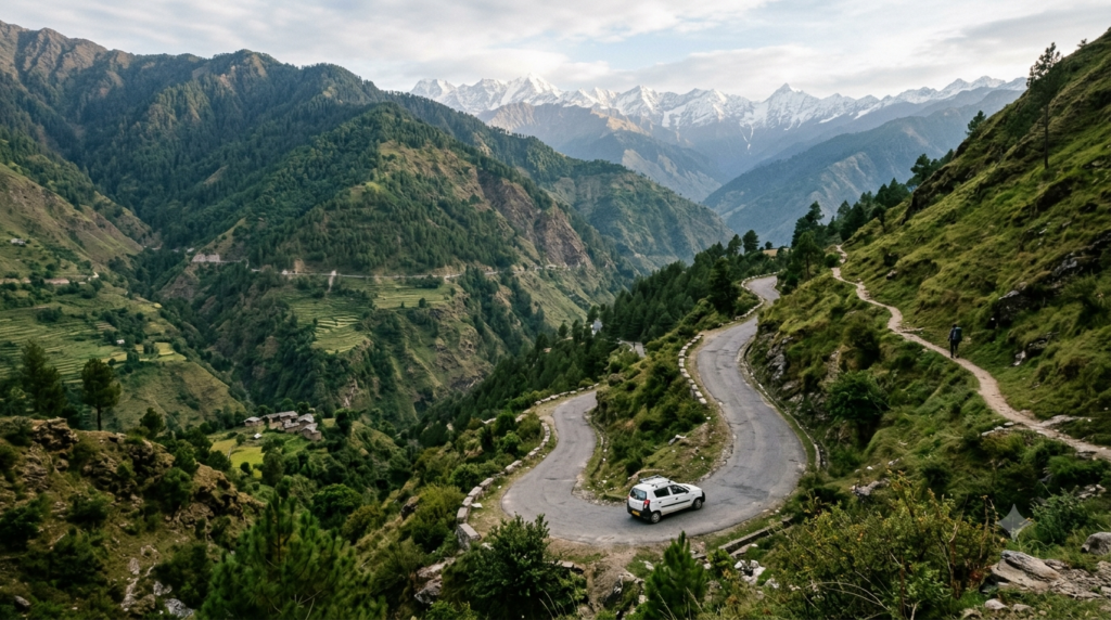 Char Dham yatra 7 day itinerary through mountain roads and a Himalayan pilgrimage trail