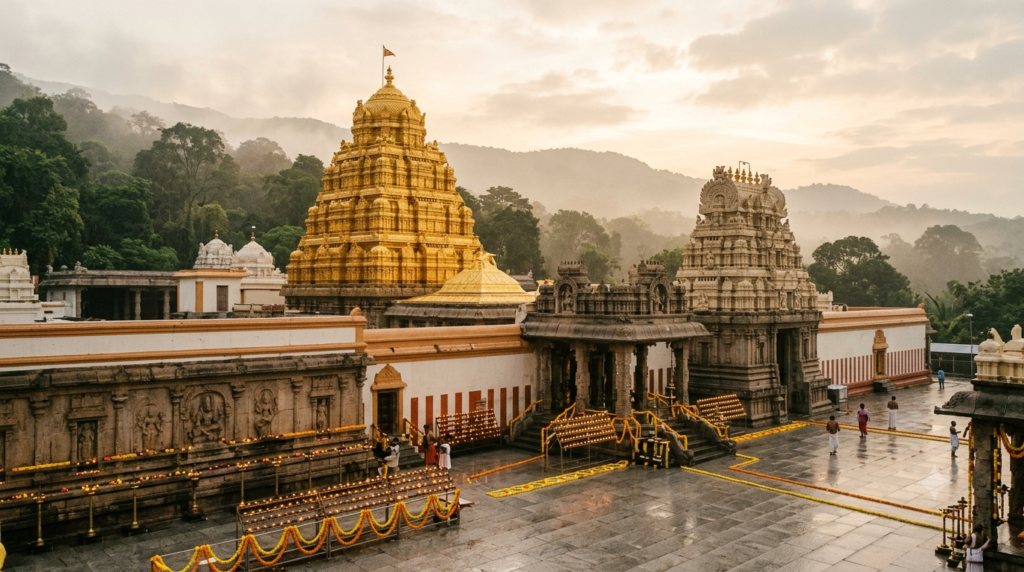 Tirumala Jyeshtabhishekam 2026 festival at the gold vimana of Sri Venkateswara Temple, Tirumala